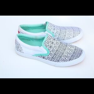 Bucketfeet tambourine slip ons